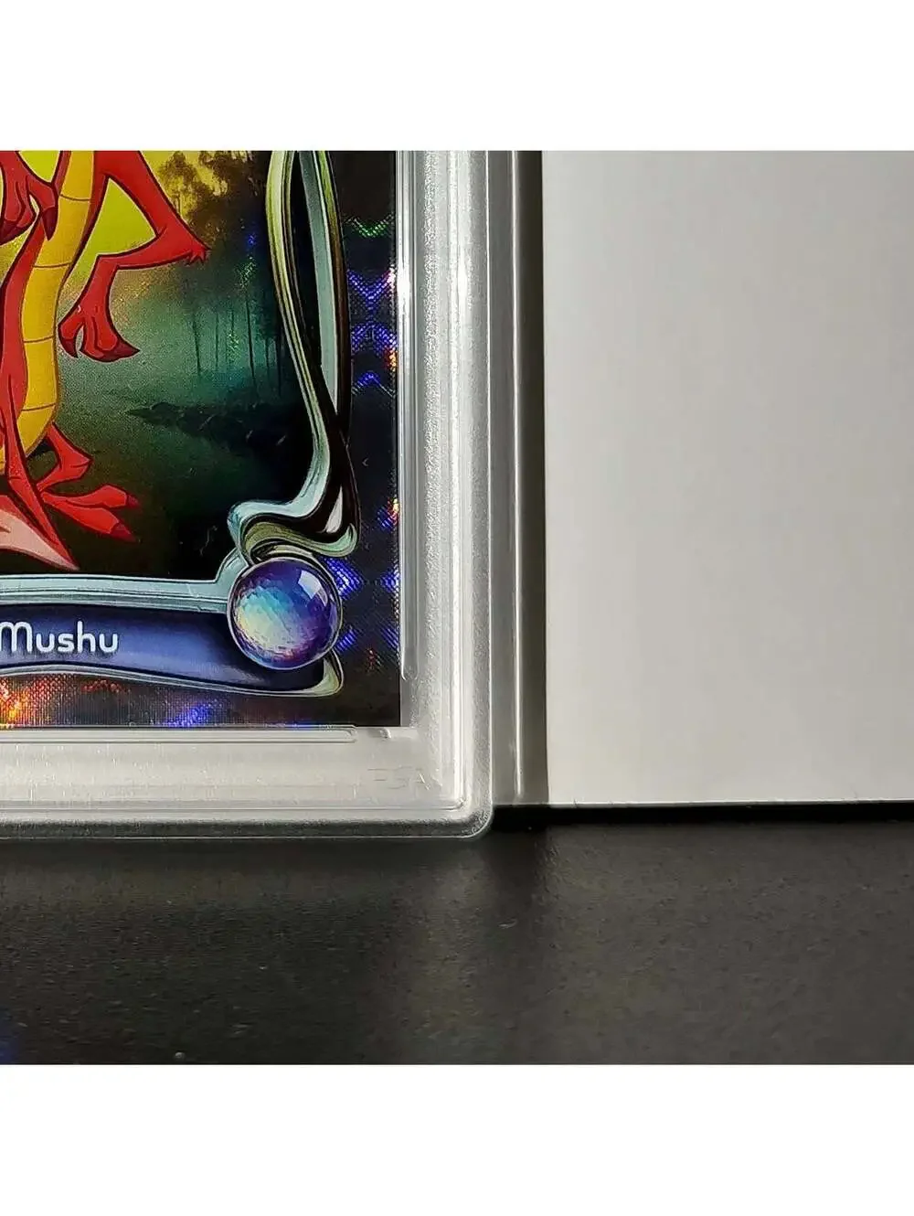 Mushu 2025 Topps Disney Wonder #63 Winter Variant Card Mulan PSA 7